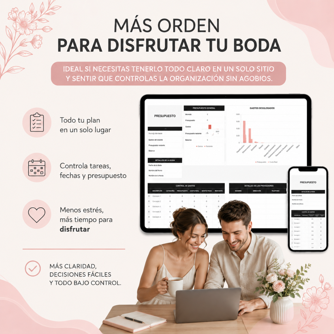 Planificador Para la Boda Perfecta