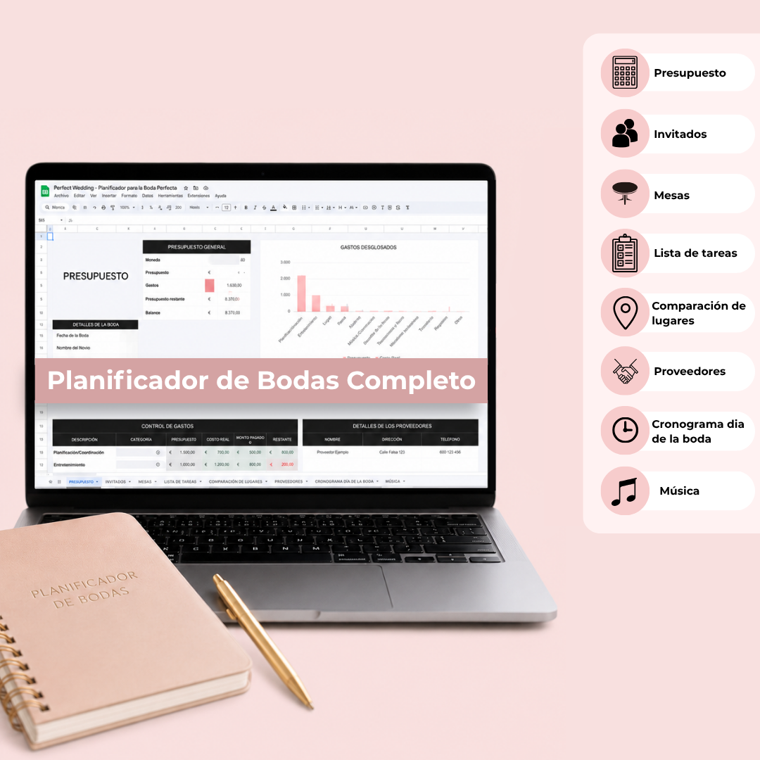 Planificador Para la Boda Perfecta